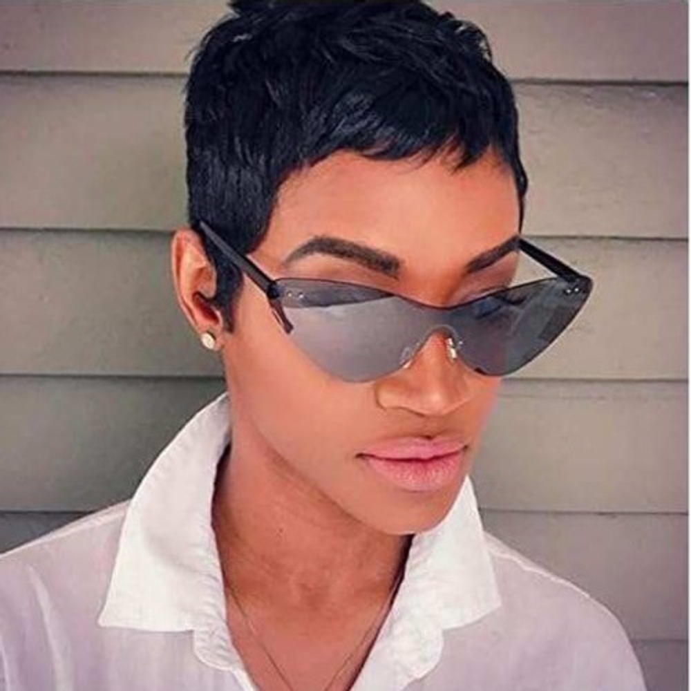 Rimless Sunglasses Cat Eye Fashion Trendy Designer Sun Glasses Women Outdoor New